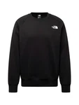 THE NORTH FACE Sweatshirt Raglan Redbox Crew Sweater schwarz/wei