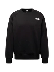 THE NORTH FACE Sweatshirt Raglan Redbox Crew Sweater schwarz/wei