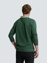 NO EXCESS T-Shirt Langarmshirt dunkelgrn