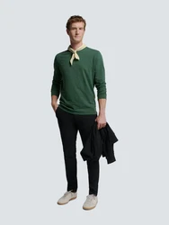 NO EXCESS T-Shirt Langarmshirt dunkelgrn