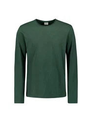 NO EXCESS T-Shirt Langarmshirt dunkelgrn