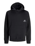 JACK & JONES Sweatshirt JCOTERRAIN schwarz / weiß