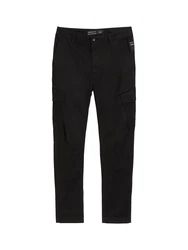 TOM TAILOR DENIM Hose schwarz
