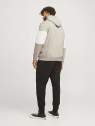 Jack & Jones Plus Sweatshirt JJELEGACY kitt/weiß