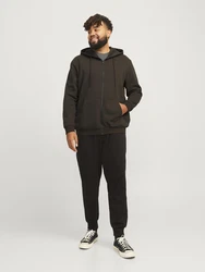 Jack & Jones Plus Sweatjacke Bradley schoko