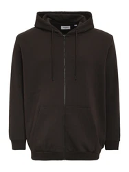 Jack & Jones Plus Sweatjacke Bradley schoko