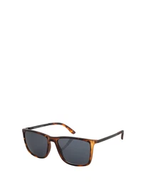 Sonnenbrille 'Tweedledum' dunkelblau / karamell