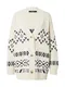 Weekend Max Mara Pletena jopa 'ACACIA'  črna / off-bela