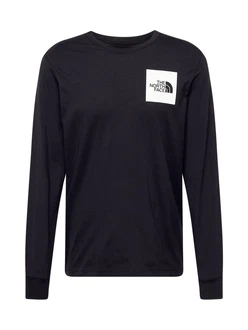 THE NORTH FACE Shirt 'FINE' schwarz/weiß THE NORTH FACE Shirt 'FINE' schwarz/weiß