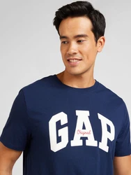 GAP T-Shirt ORIGINAL navy/rot/weiß