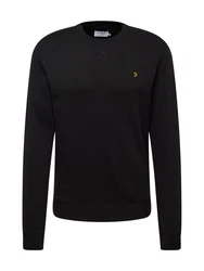 FARAH Sweatshirt 'TIM' Schwarz/Schwarz