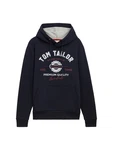TOM TAILOR Sweatshirt Hoodie mit Print (1043292) marine/dunkelrot/wei TOM TAILOR Sweatshirt Hoodie mit Print (1043292) marine/dunkelrot/wei