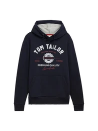 Sweatshirt marine / dunkelrot / wei