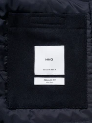 MANGO MAN Übergangsmantel 'Mathis' marineblau