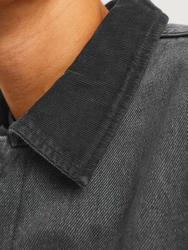 JACK & JONES Jacke 'JJIJean' JJJACKET W SHERPA WI 200 SN black