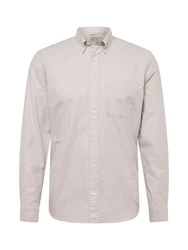 Jack & Jones Langarmhemd JPRBLUBrook OXFORD Grau/Braun/Beige/Khaki/Weiß/Grau/Braun/Beige/Khaki/Weiß