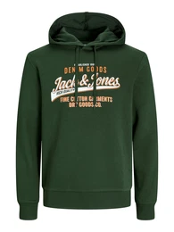 Plus Sweatshirt oliv / mandarine / wei
