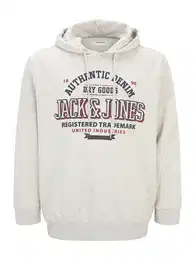 Plus Sweatshirt navy / rostbraun / weimeliert