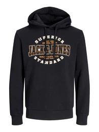 Plus Sweatshirt orange / schwarz / wei