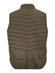 Jack & Jones Plus Weste 'JJEState' schoko