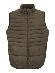 Jack & Jones Plus Weste 'JJEState' schoko