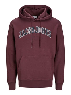 Jack & Jones Sweatshirt JJECaleb dunkelblau/weinrot/wei Jack & Jones Sweatshirt JJECaleb dunkelblau/weinrot/wei