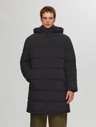 SELECTED HOMME Mantel Cooper schwarz