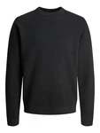 JACK & JONES Pullover JPRBLAMILANO Schwarz/Dunkelgrau/Grau