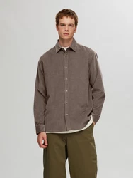 SELECTED HOMME Hemd SLHRegowen schoko