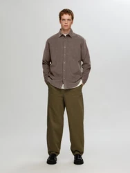 SELECTED HOMME Hemd SLHRegowen schoko