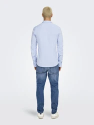 ONLY & SONS Langarmhemd ONSRobin hellblau
