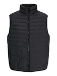Jack & Jones Plus Weste 'JJEState' schwarz