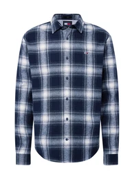 Hemd navy / wei