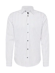 JACK & JONES Hemd JPRBLABUSHWICK STANLEY braun/grau/weiß