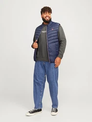 Jack & Jones Plus Steppweste JJESprint marine