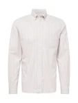 Jack & Jones Langarmhemd JPRBLUBrook OXFORD grau/hellgrau/weiß