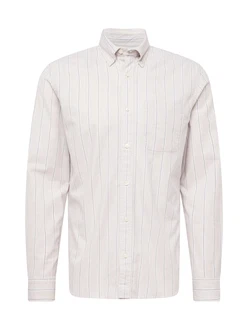Jack & Jones Langarmhemd JPRBLUBrook OXFORD grau/hellgrau/weiß Jack & Jones Langarmhemd JPRBLUBrook OXFORD grau/hellgrau/weiß