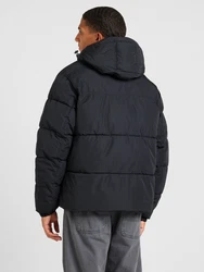Jack & Jones Herren Winterjacke JjeBradley Puffer mit Kapuze schwarz