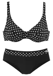 Bikiny černá / bílá