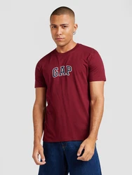 GAP T-Shirt navy/karminrot/weiß