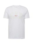 GAP T-Shirt ORIGINAL creme/elfenbein/dunkelrot/weiß