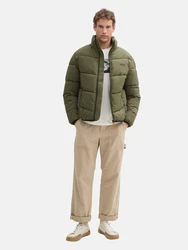TOM TAILOR Outdoorjacke oliv/schwarz