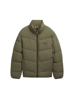 TOM TAILOR Outdoorjacke oliv/schwarz