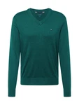 TOMMY HILFIGER Pullover Dunkelgrün/Türkis/Grün