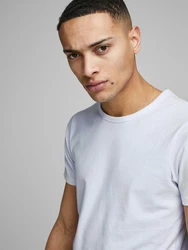 Jack & Jones T-Shirt JJEBASIC O-NECK TEE S/S NOOS weiß