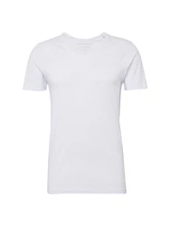 JACK & JONES Shirt V-NECK TEE S/S NOOS wei