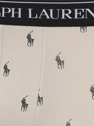Polo Ralph Lauren Boxershorts 'Classic' greige / khaki / schwarz / weiß