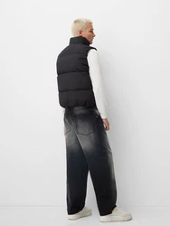 Bershka Weste schwarz