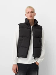 Bershka Weste schwarz