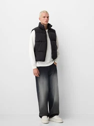 Bershka Weste schwarz